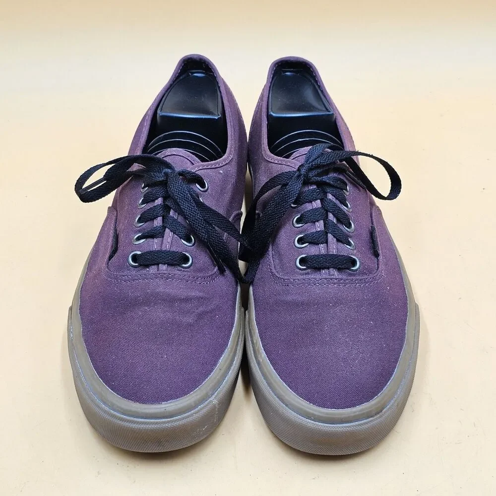 Vans Authentic Catawba Grape Maroon Purple Canvas Gum Sole Shoes Men's Size 11